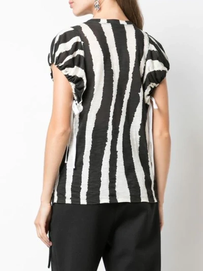 Shop Proenza Schouler Zebra-print Top In Black