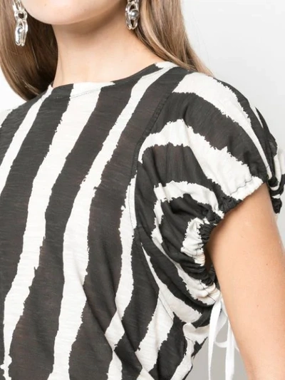 Shop Proenza Schouler Zebra-print Top In Black