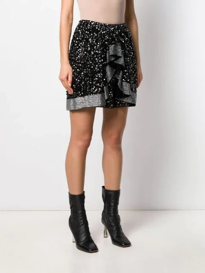 Shop Isabel Marant Embellished Mini Skirt In Black