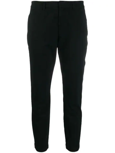 Shop Nili Lotan Cropped Luna Trousers - Black