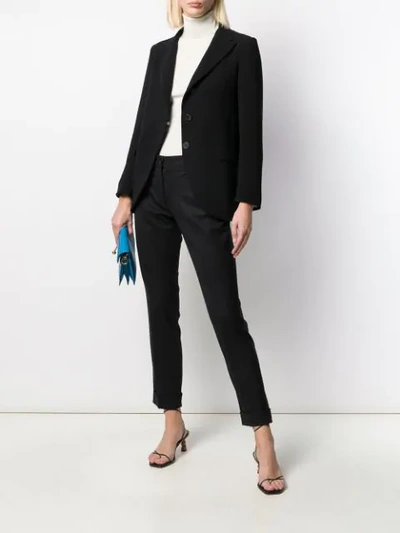 Shop Alberto Biani Single-breasted Blazer In Black