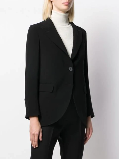 Shop Alberto Biani Single-breasted Blazer In Black