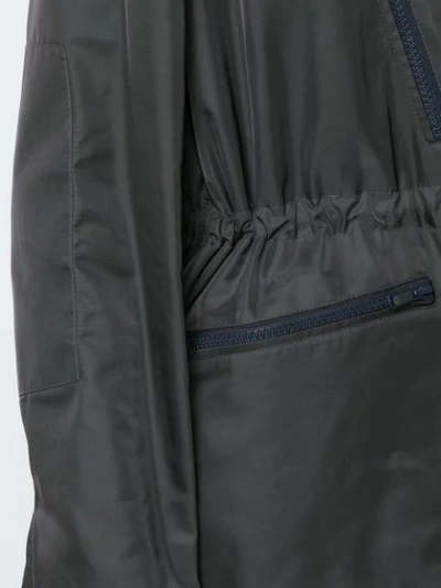 Shop Gloria Coelho Classic Collar Jacket In Grey