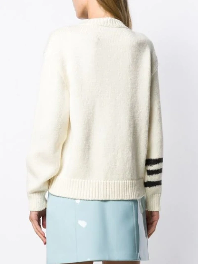 Shop Philosophy Di Lorenzo Serafini Maglia Knitted Jumper In White