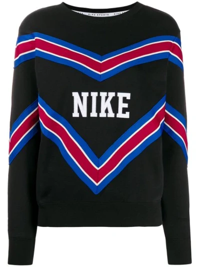 Shop Nike Sportswear Fleece Sweatshirt In Black