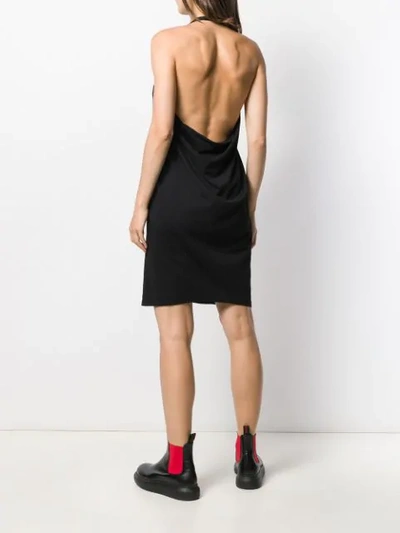 Shop Rick Owens Drkshdw Backless Short Dress In Black