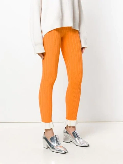 Shop Esteban Cortazar Knitted Leggings