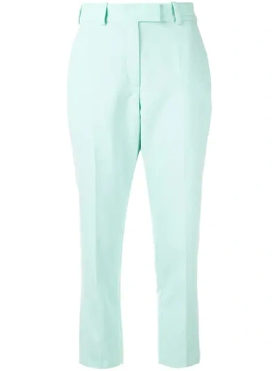 Shop Racil Oscar Tapered Trousers In Green