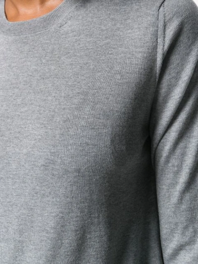 Shop Roberto Collina Slim Fit Jumper In Grey
