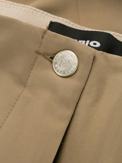 Shop Cambio Slim Fit Trousers In Neutrals