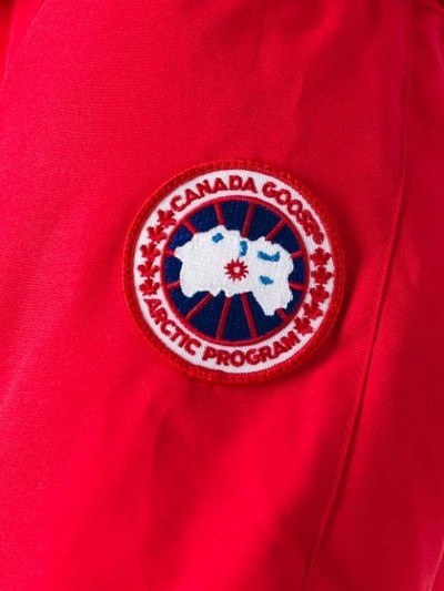 Shop Canada Goose Padded Coat In Red