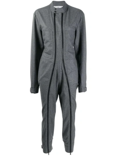 Shop Stella Mccartney Alma All-in-one Jumpsuit In Grey