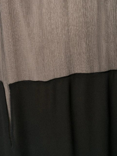 Shop N°21 Sheer Panelled Midi Dress In Black