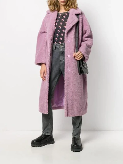 Shop Stand Studio Maria Faux Fur Coat In 5170 Light Violet