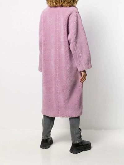 Shop Stand Studio Maria Faux Fur Coat In 5170 Light Violet