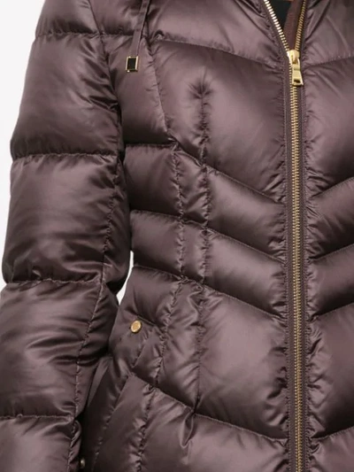 Shop Loveless Padded Down Jacket In Brown