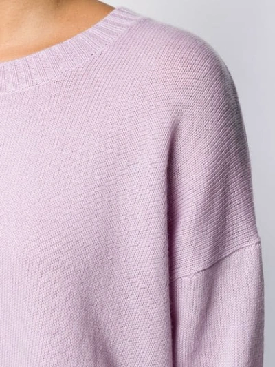 Shop Aeron Pine Loose Fit Jumper In Purple