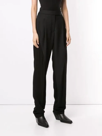 Shop Haider Ackermann Panelled High-waisted Trousers In Black