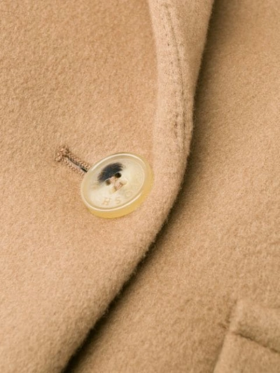 Shop Mackintosh Laurencekirk Beige Wool & Cashmere Double Breasted Coat In Neutrals