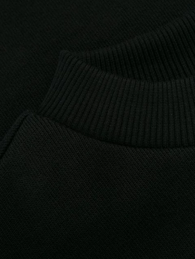 Shop Balmain Logo Sweatshirt In Black