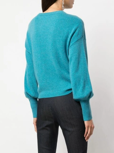 Shop Cinq À Sept Clerisa Sweatshirt In Blue