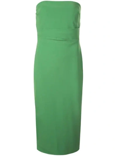 Shop Alex Perry Mena Stretch Dress In Green