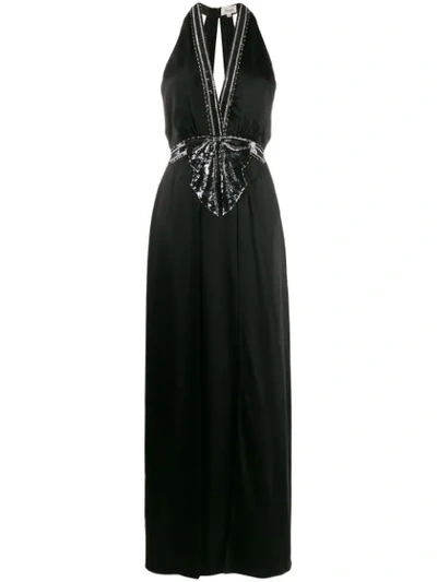 Shop Temperley London Lolita Sequin-embellished Gown In Black