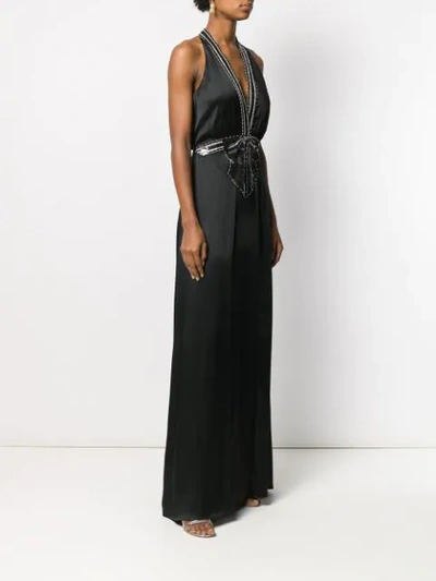 Shop Temperley London Lolita Sequin-embellished Gown In Black