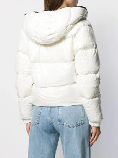 Shop Duvetica Bellatrix Short Puffer Jacket In 002 White