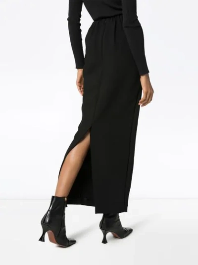 Shop Totême High-waisted Skirt In Black