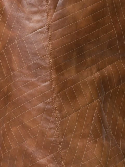 Pre-owned Fendi Straight Skirt In Brown