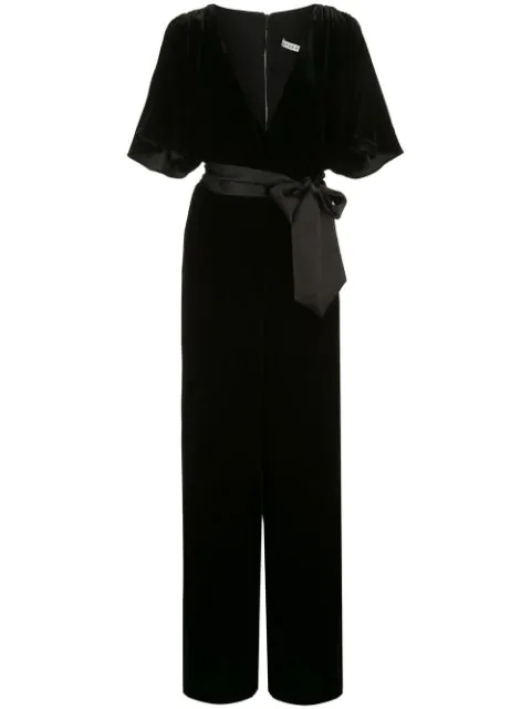 alice and olivia black velvet dress