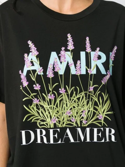 Shop Amiri Printed 'dreamer' T-shirt In Black