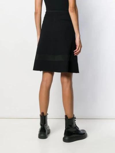 Pre-owned Prada 1990's A-line Skirt In Black