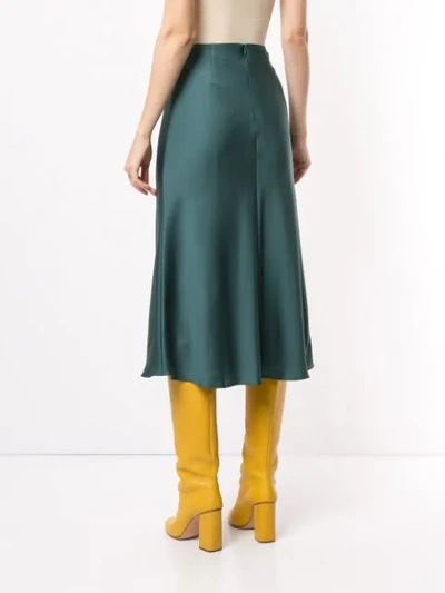 Shop Loveless A-line Midi Skirt In Green