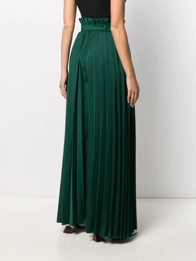 Shop Atu Body Couture Tie-waist Trousers In Green