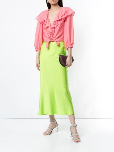 Shop Manning Cartell Game Changer Midi Skirt In Green