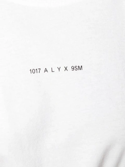 Shop Alyx Cinched T-shirt In Wth0001 White