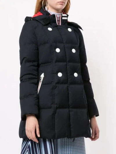 Shop Loveless Padded Down Jacket In Blue