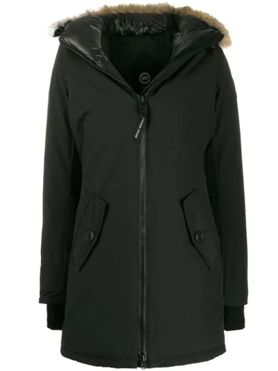 Shop Canada Goose 'rosemont' Parka Mit Kapuze In Black