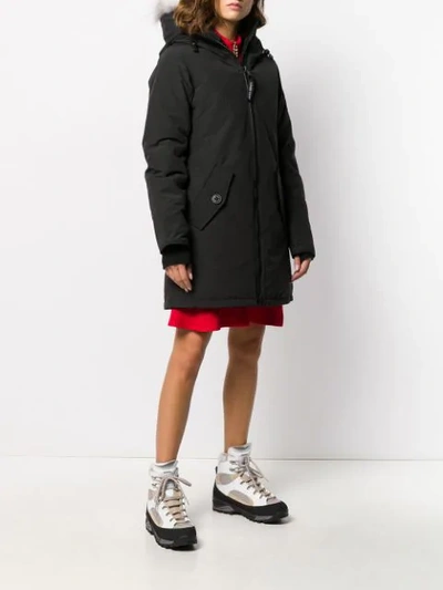 Shop Canada Goose 'rosemont' Parka Mit Kapuze In Black