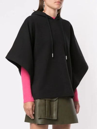 Shop Ck Calvin Klein Oversized Fit Hoodie In Black