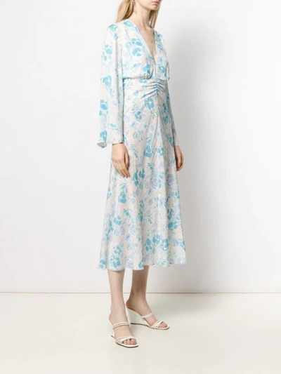 Shop Rixo London 'indra' Kleid Mit Blumenmuster In White