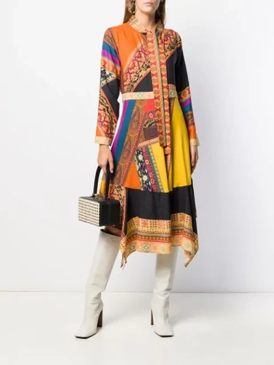 Shop Etro Devon Dress In Orange