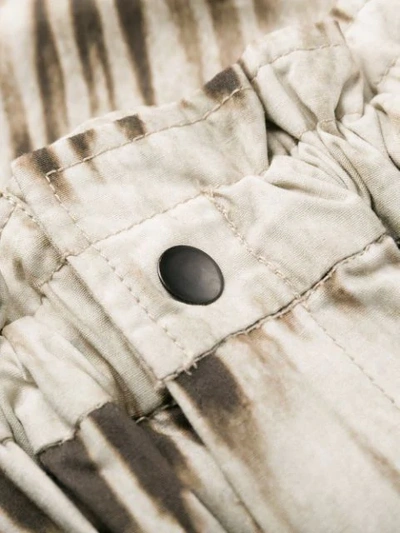 Shop Isabel Marant High Waisted Tie-dye Shorts In Neutrals