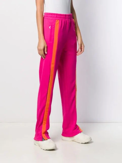 Shop Fila Contrast Stripe Track Pants In Pink