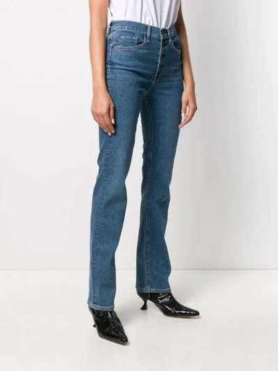 Shop 3x1 Bootcut Skinny Jeans In Blue