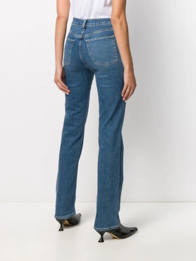Shop 3x1 Bootcut Skinny Jeans In Blue