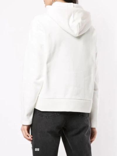 Shop Ih Nom Uh Nit Logo Detail Hoodie In White