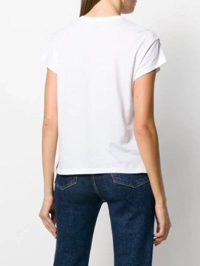 Shop Bellerose Floyd O'brien Print T-shirt In White